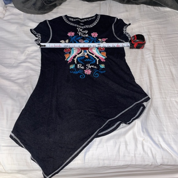 Double D Ranch Embroidered Tunic Top - Picture 9 of 11